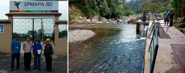 Planta de Tratamiento de Agua Potable de la EPMAPA-SD / Captación Río Lelia